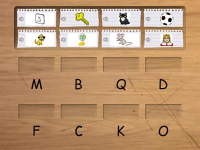 FIRST LETTER - FIRST SOUND