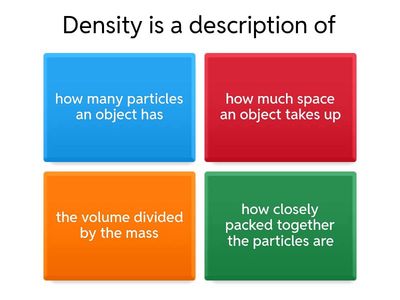 Density Quiz