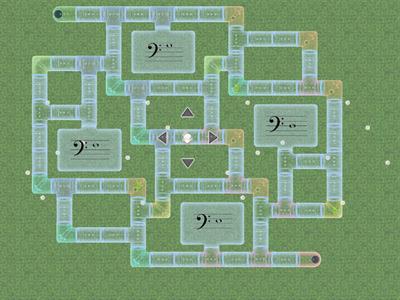 Ноти малої октави (басовий ключ)