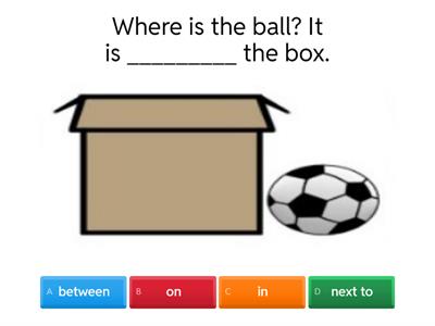 Prepositions of place 1