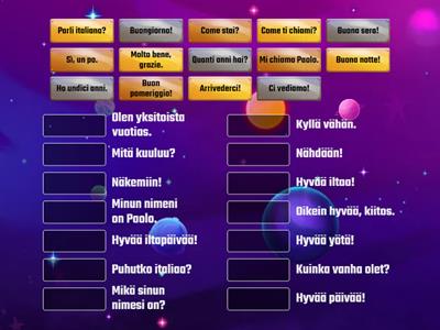 Italian perusfraaseja