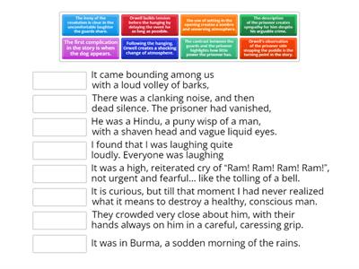 Point - Evidence MATCHING TASK