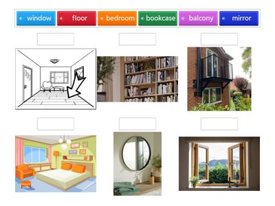 Match the word to the picture 将单词与图片匹配