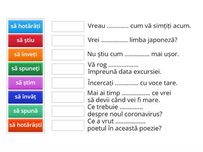 Verbe la modul conjunctiv