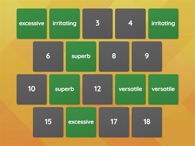 positive and negative adjectives