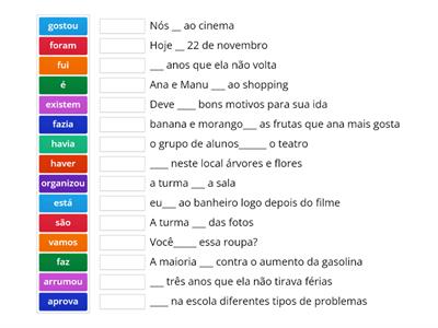 concordância verbal 