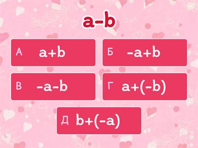 Вычитание рациональных чисел