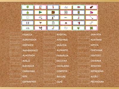 Vamos ler... Palavras com F e V