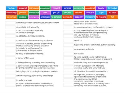 Module E Vocabulary Review (A,B,C)