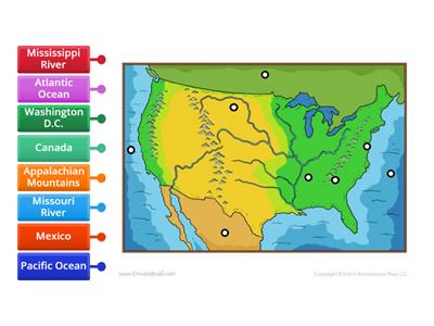 USVAGov: US Geography Map