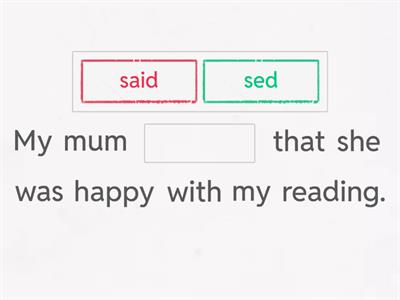 Said could her before 