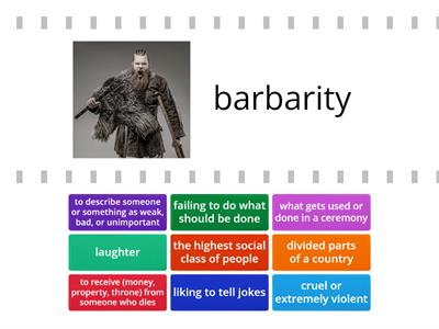 Barton 7.9 vocabulary from King Harold story