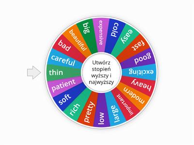 ADJECTIVES: comparative and superlative