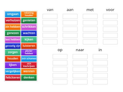 B1  TC thema 2 Werkwoorden met vaste voorzetsels 