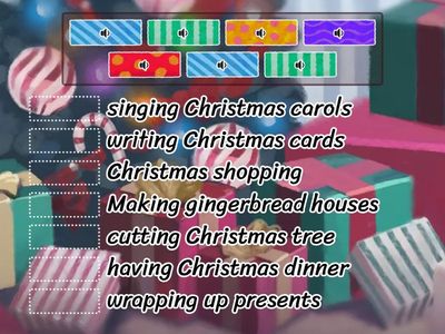 Christmas listening exercise
