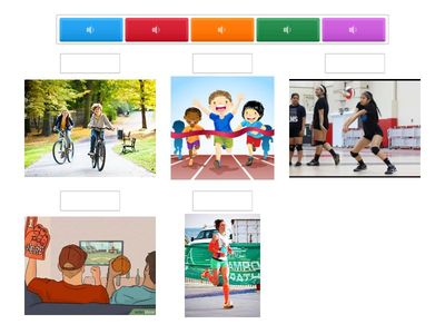 Present continuous and sports 