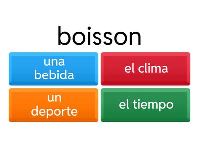 Vocabulario 3e SQ Tópicos - Ejercicio Elige