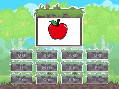 Find and match - alphabet