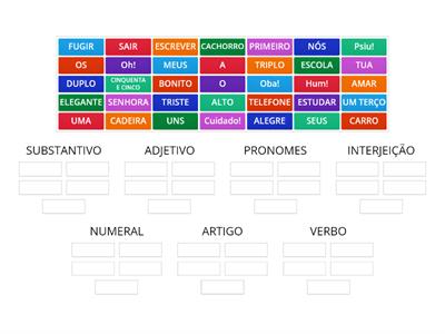 REVISÃO DAS CLASSES GRAMATICAIS