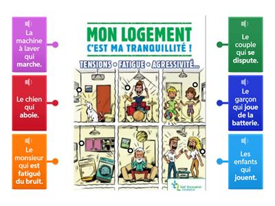 Le bruit - mon logement, ma tranquilité