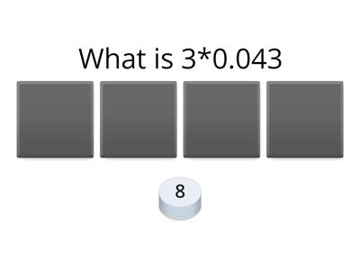 Multiplying Decimals