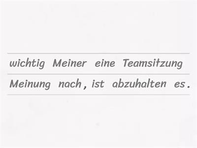 Satzstellung Forumsbeitrag