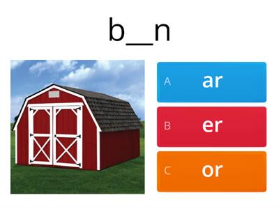 R Controlled Vowels