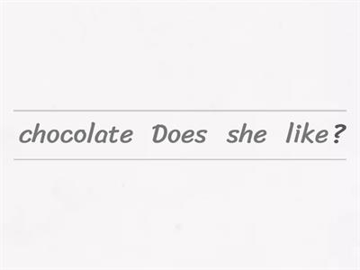 Question word order present simple