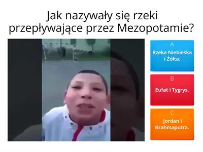 Quiz historia klasa 5 dział 1