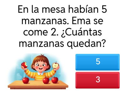 Problemas faciles de restas 