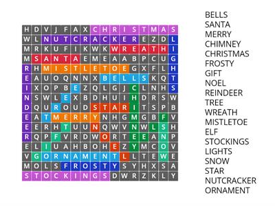Christmas Word Search