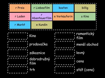 Německý jazyk - Tercie (macht mit! - Shoppingtour)