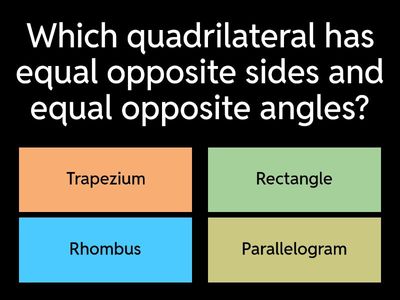 Identifying Special Quadrilaterals