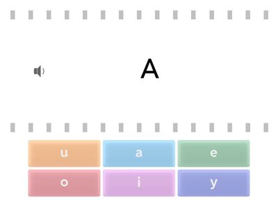 Samogłoski wielka i mała litera
