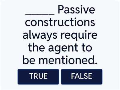 PASSIVE VOICE-THEORY (B2)