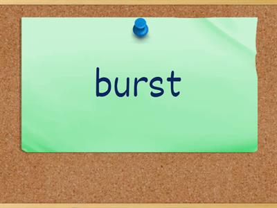 Irregular verbs part 1