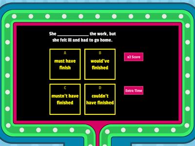 Past Modals Quiz