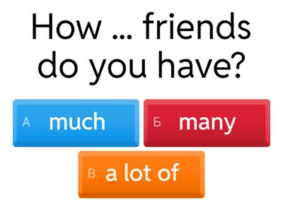  Elem U5 much, many, a lot of