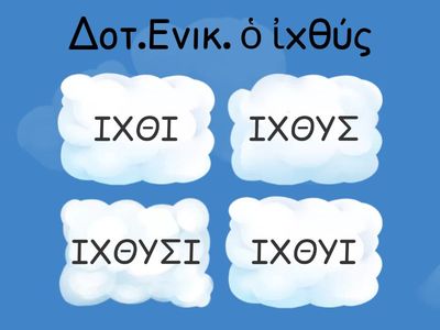 Φωνηεντόληκτα Ουσιαστικά Γ κλίσης