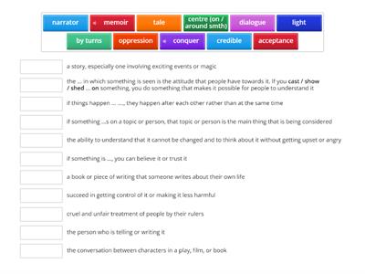 outcomes advanced unit 5 describing books