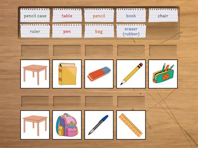 School supplies (english._.kids)