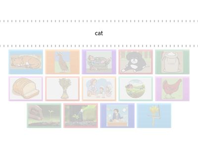 The Little Red Hen matching activity