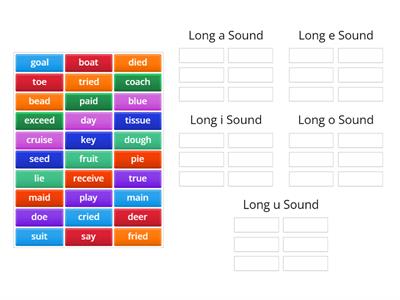 Vowel Team (VV) Syllables