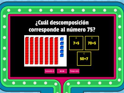  COMPONER Y DESCOMPONER NÚMEROS HASTA EL 100