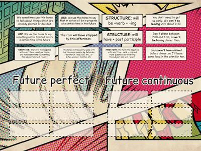 Future perfect & future continuous