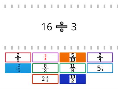 Dividing Fractions
