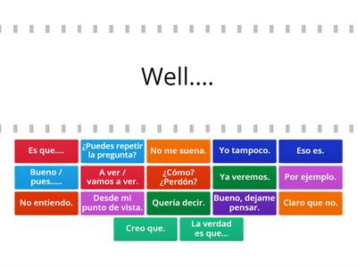 Nat 5 Conversation Fillers 