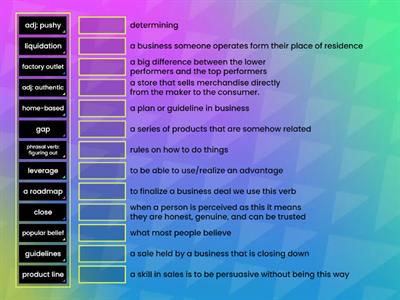 Sales vocabulary - business English