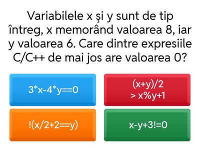 Testul 2 Evaluarea expresiilor C++/algoritm