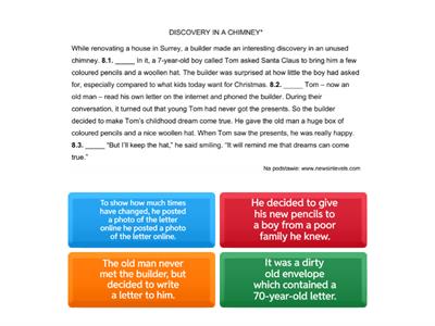 Discovery in a chimney